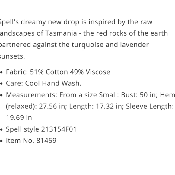 Spell Harmony Crochet Crop Peasant Blouse - Picture 13 of 15